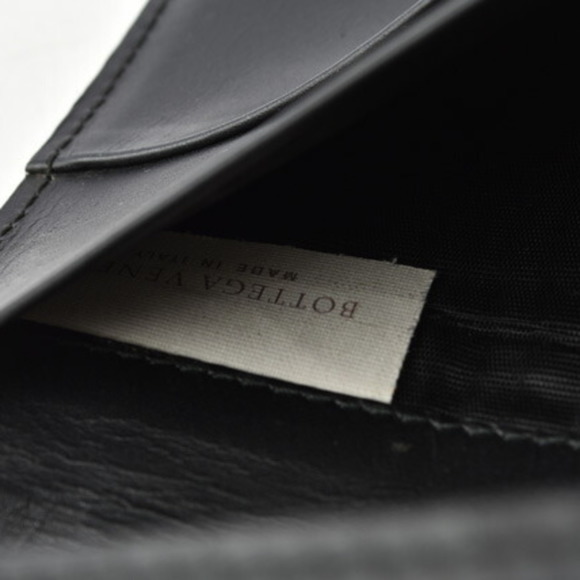 Bottega Veneta Wallet Men's BOTTEGA VENETA Long 156819 V4651 1000 Intrecciato... - Picture 12 of 12